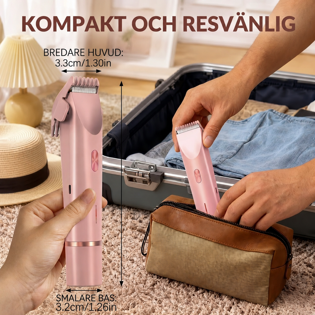 Verdea - SmoothTrim Rakapparat för Kvinnor | 2-i-1 vattentålig